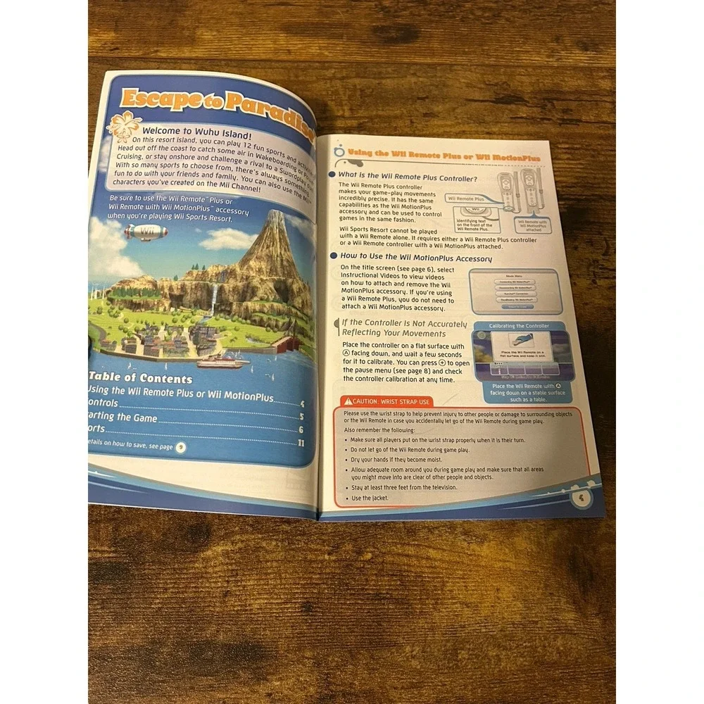 Wii Sports Resort Nintendo Wii MANUAL ONLY